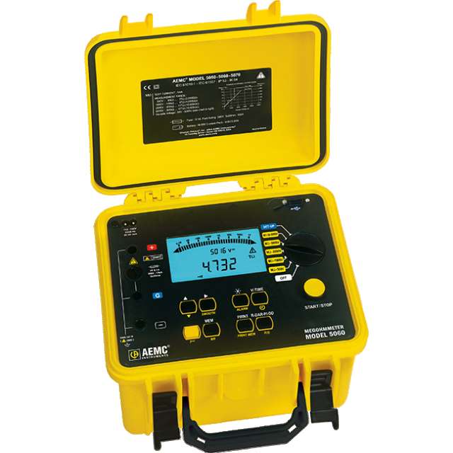 Probador de Aislación Megóhmetro AEMC 5060 5kV