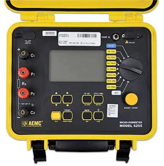 Micróhmetro AEMC 6255